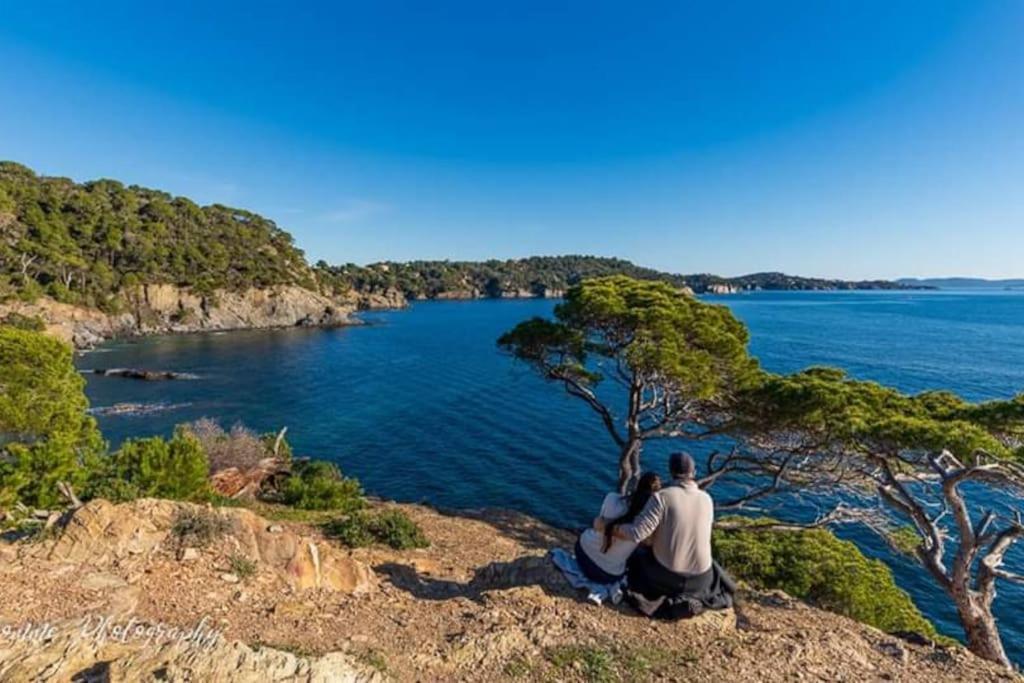 T2: 45M2 :4 Places :Independant Dans Villa Hyères Zewnętrze zdjęcie