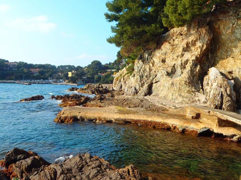 T2: 45M2 :4 Places :Independant Dans Villa Hyères Zewnętrze zdjęcie